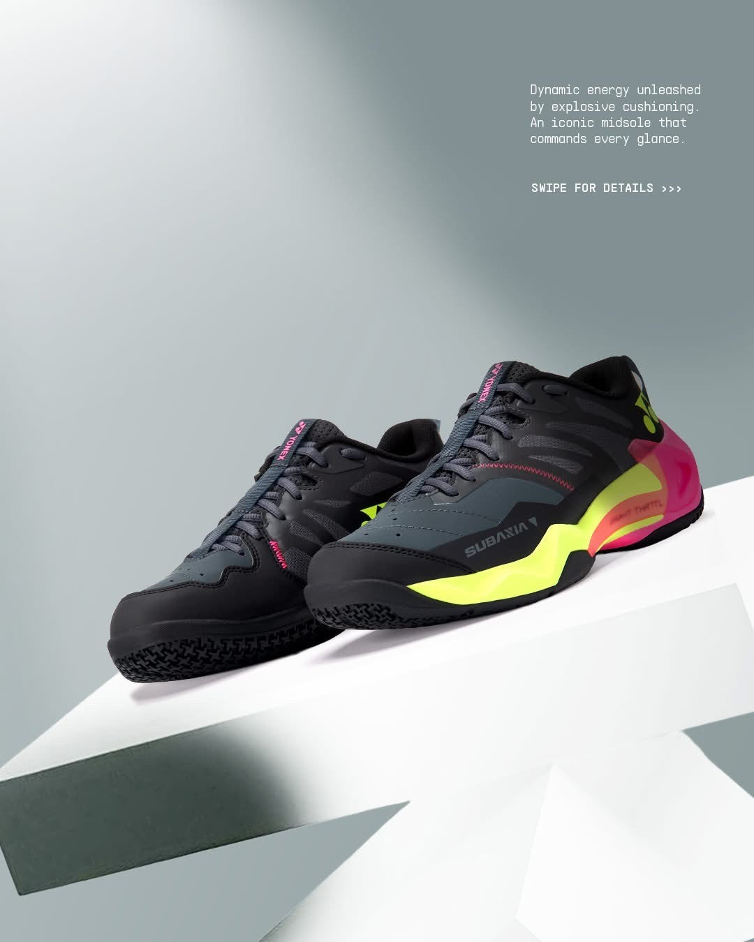 YONEX SUBAXIA GT WOMEN'S SHOE (LIGHT GREY)